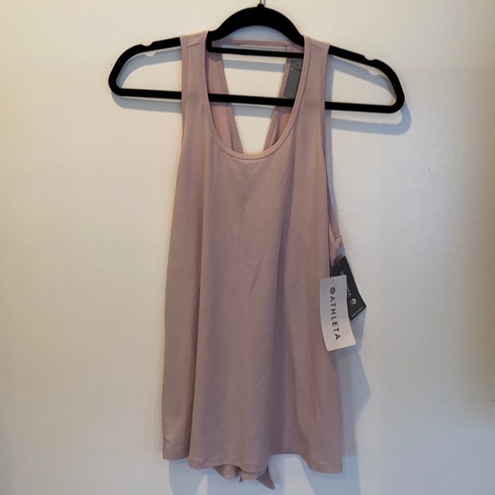 Light Pink Yoga Tank - Size M
